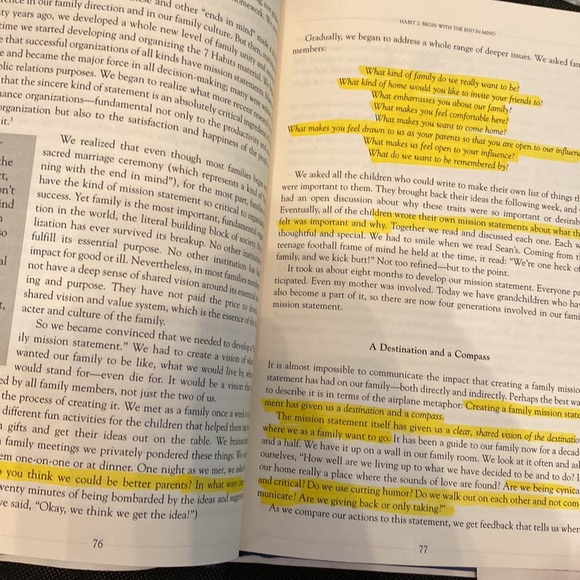 The 7 Habits of Highly Effective Families: Stephen Covey (1997) Hardcover used - Picture 8 of 9